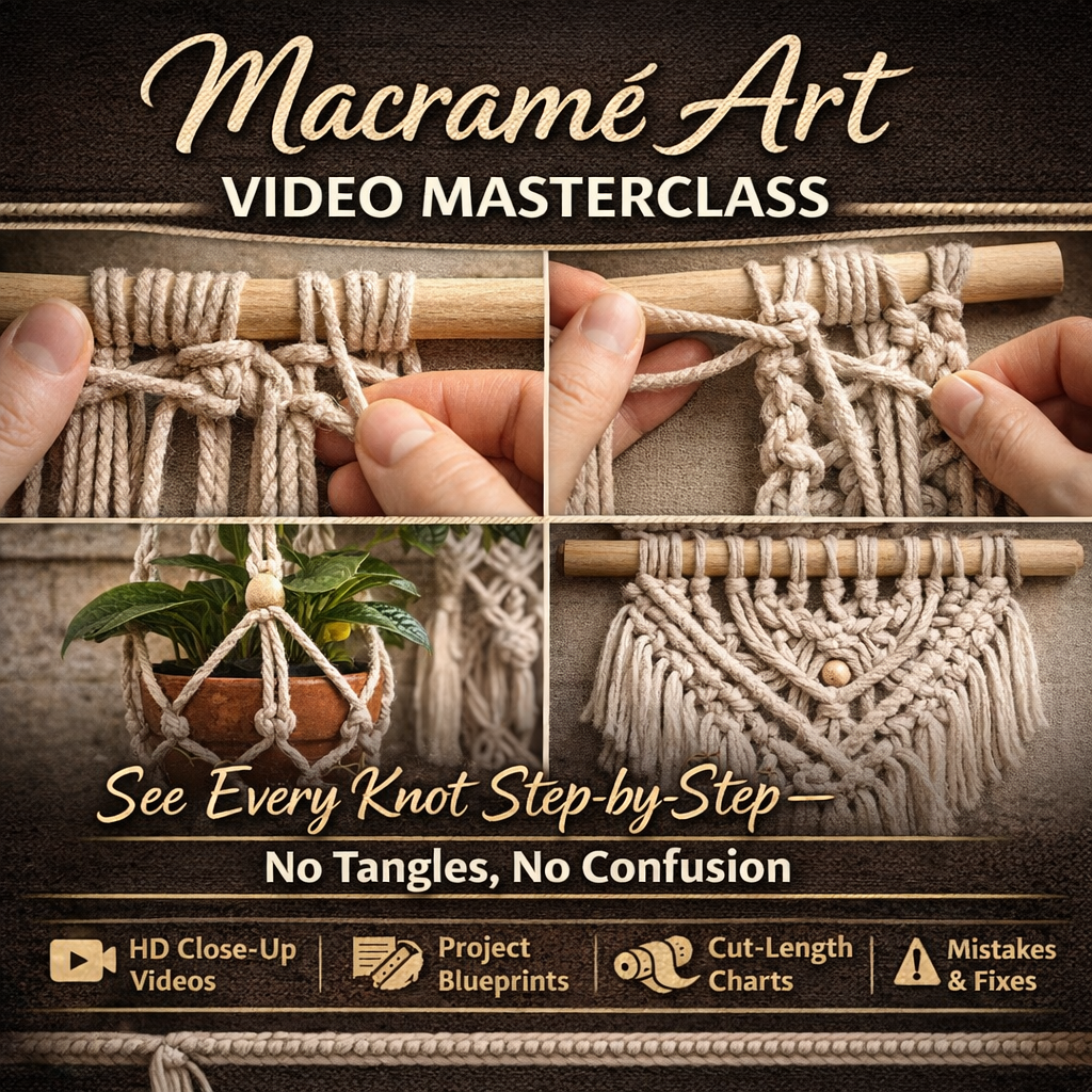 Macramé Art Video Masterclass