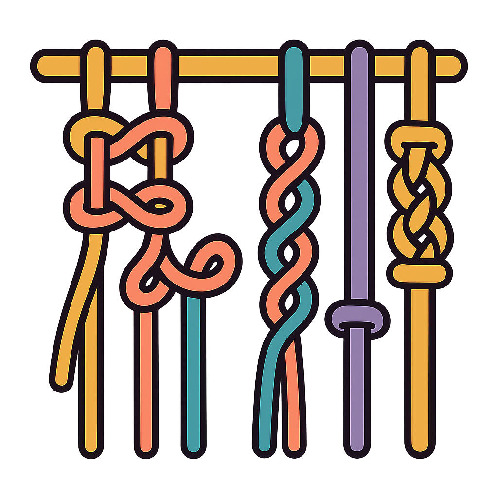 Macramé Knot Techniques Guide