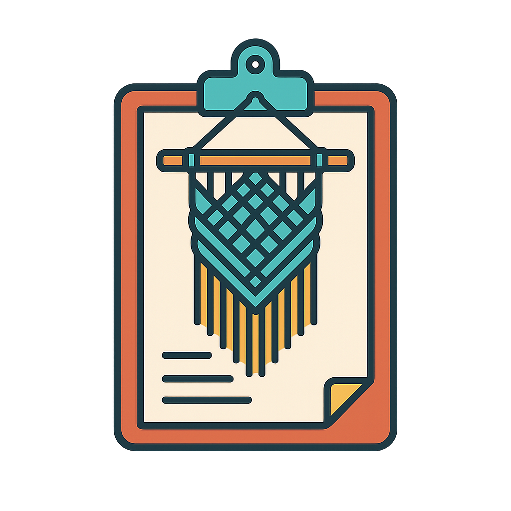 Macramé Large Project Planning Guide