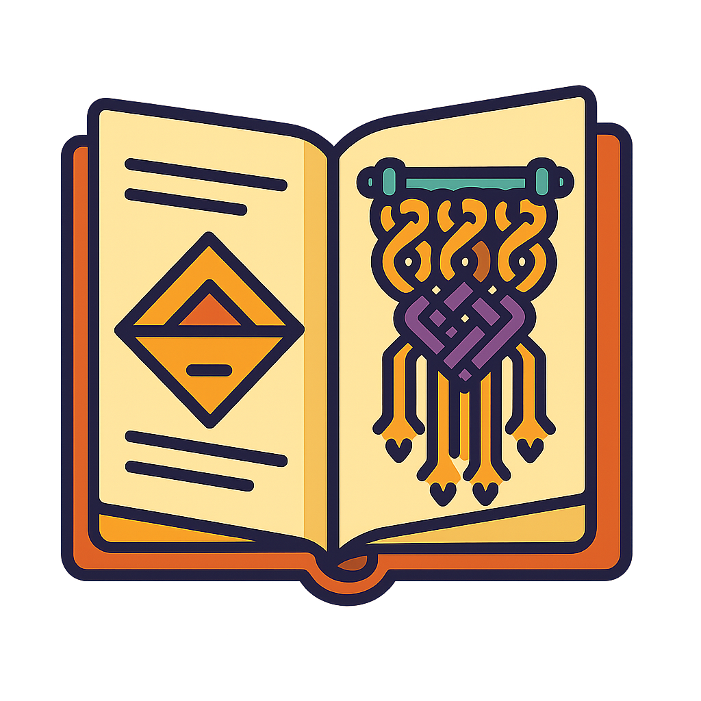 Macramé Pattern & Template Book