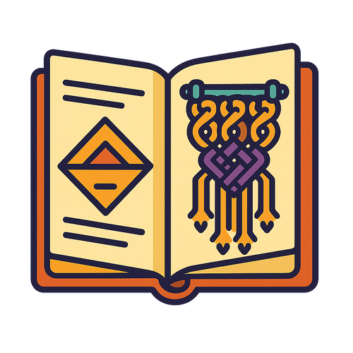 Macramé Pattern & Template Book